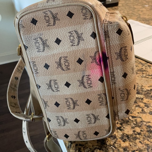 MCM backpack light pink main image 6